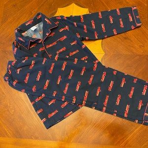 Janie and Jack Boys PJ Pajamas Size 6 Fire Truck